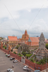 Phnom Penh  Kambodscha  Blick ueber die Stadt