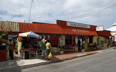 Speightstown  Barbados  das Restaurant Fishermans Pub im Zentrum von Speightstown