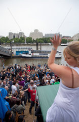 London  Grossbritannien  Partyveranstaltung Trance on Thames