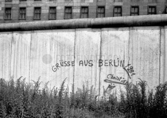 Berliner Mauer  Graffity in Kreuzberg