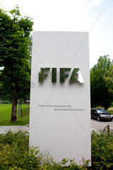 Zuerich  Schweiz  Schild der FIFA