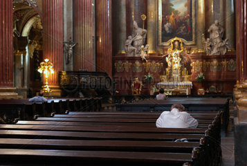 Posen  Polen  in der Kirche des Heiligen Bischofs Stanislaus (Pfarrkirche)