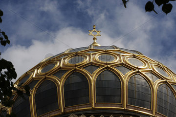 Berlin - Kuppel der Synagoge in die Oranienburgerstrasse
