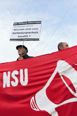 Berlin  Deutschland  Gedenktags-Demonstration unter dem Motto: In Gedenken an die Opfer der NSU