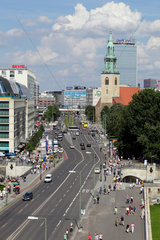 Berlin  Deutschland  die Karl-Liebknecht-Strasse in Berlin-Mitte