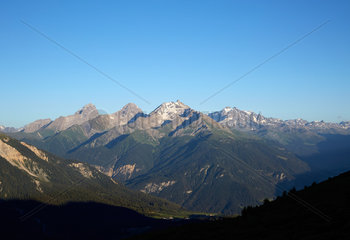 Lenzerheide  Schweiz  die Albula-Alpen