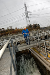 Jaenschwalde  Deutschland  Grubenwasseraufbereitung KW Jaenschwalde