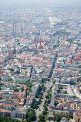 Muenchen  Deutschland  Luftaufnahme der Stadt