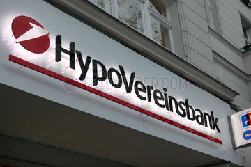 Berlin  Deutschland  Logo der HypoVereinsbank