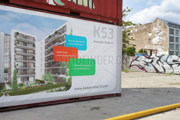 Berlin  Deutschland  Ankuendigung des Neubauprojektes K53 in Berlin-Mitte