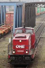 Hamburg  Deutschland  Rangierlok der Osthannoverschen Eisenbahn OHE