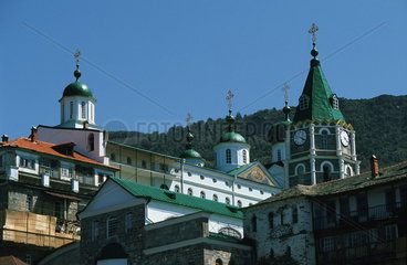 Autonome Moenchsrepublik Athos  Das russisch-orthodoxe Kloster Aghios Panteleimon
