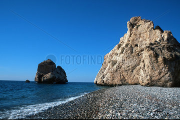 Republik Zypern - Strand  Felsen der Aphrodite