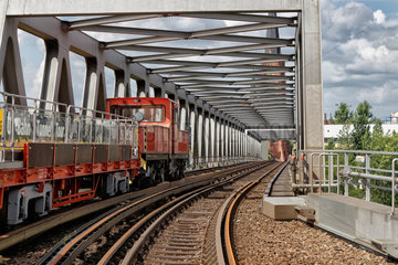 Berlin  Deutschland  Sanierung U-Bahnhof Gleisdreieck