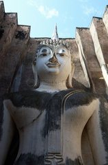 Sukhothai  Thailand  Mondop im Wat Si Chum im Geschichtspark Sukhothai