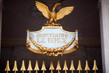 Venedig  Italien  Emblem des Teatro La Fenice