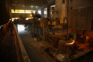 Warschau  Polen  die VPL-Anlage im Stahlwerk ArcelorMittal Warszawa