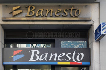 Barcelona  Spanien  Filiale der Banesto Bank