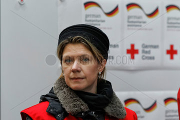 Schoenefeld  Deutschland  Anja Boehnke  Laenderreferentin Ukraine des Deutschen Roten Kreuzes e.V.
