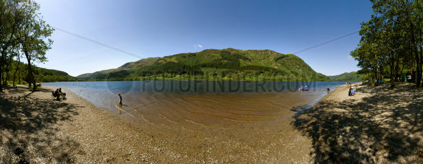 Stirling  Grossbritannien  das Loch Earn im Loch Lomond & the Trossachs National Park