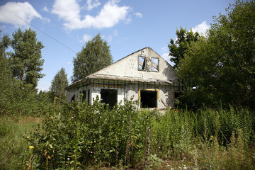 Bartolomejewska  Weissrussland  gesperrte radioaktiv Zone (Tschernobyl-GAU)