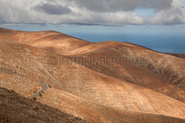 Betancuria  Spanien  Landschaft auf der Kanareninsel Fuerteventura