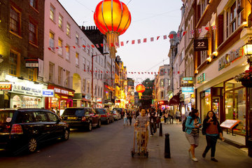 London  Grossbritannien  Chinatown im West End