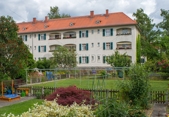 Dresden  Deutschland  Gartenheimsiedlung in Dresden-Gruna