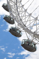 London  Grossbritannien  das Riesenrad London Eye