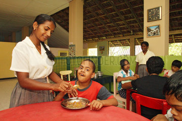 Gonapinuwala  Sri Lanka  katholisches Heim fuer geistig behinderte Kinder
