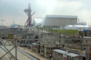 London  Grossbritannien  der neue Stratford Regional Bahnhof