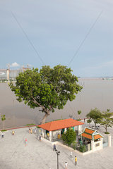 Phnom Penh  Kambodscha  Blick auf den Tonle Sap am Boulevard