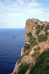 Formentor  Mallorca  Spanien  die Steilkueste auf der Halbinsel Formentor