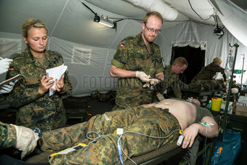 Gardelegen  Deutschland  beweglicher Arzttrupp der Bundeswehr