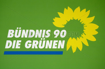 Berlin  Deutschland  Parteilogo Buendnis 90 / Die Gruenen
