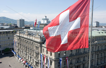 Zuerich  Schweiz  Credit Suisse am Paradeplatz