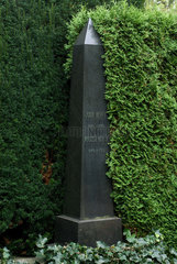 Zuerich  Schweiz  das Grab von Ferdinand August Bebel
