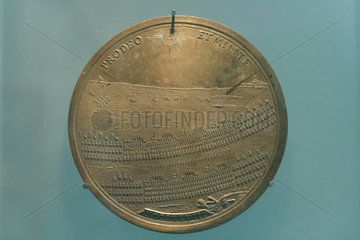 Berlin  Deutschland  Medaille auf die Truppenschau Friedrich Wilhelms I. im Museum der Muenze Berlin