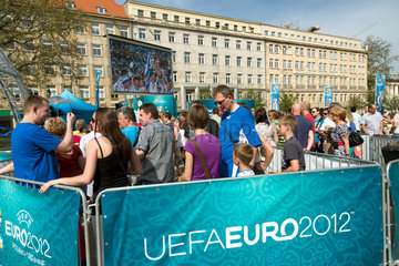 Poznan  Polen  UEFA-Veranstaltung zur Europameisterschaft