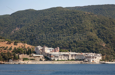 Karyes  Griechenland  Kloster Xenofontos der Autonomen Moenchsrepublik Athos