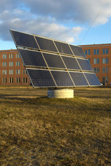 Berlin  Deutschland  Solarzellen fuer Forschungszwecke im Wissenschaftspark Adlershof
