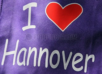 Hannover  Deutschland  Schriftzug I love Hannover