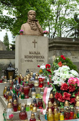 Lemberg  Ukraine  Grab von Marja Konopnicka auf dem Lytschakiwski-Friedhof