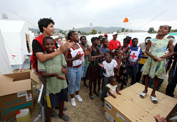 Carrefour  Haiti  Child friendly space zur Betreuung von traumatisierten Kindern