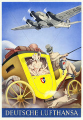Lufthansa-Werbung  um 1940