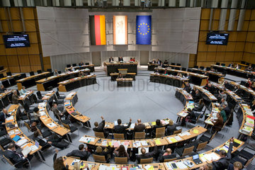 Berlin  Deutschland  Abstimmung im Plenarsaal des Berliner Abgeordnetenhauses