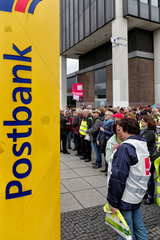 Berlin  Deutschland  Postbank Streik