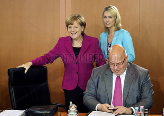 Merkel + Schwesig + Altmaier