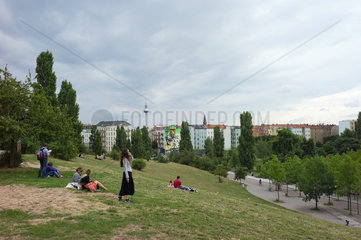 Berlin  Deutschland  der Mauerpark in Prenzlauer Berg