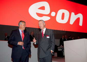 Essen  Deutschland  Dr. Wulf H. Bernotat und Ulrich Hartmann der E.ON AG